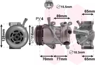 Компрессор VAN WEZEL 5300K687