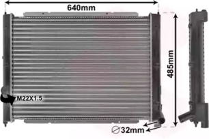 Теплообменник VAN WEZEL 58002034