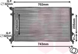 Теплообменник VAN WEZEL 58002204