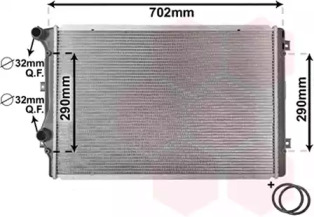 Теплообменник VAN WEZEL 58002207