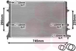 Теплообменник VAN WEZEL 58002289