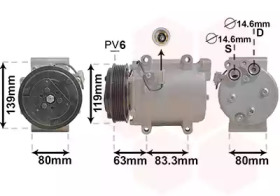 Компрессор VAN WEZEL 5900K121