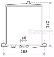 Теплообменник VAN WEZEL 74003087