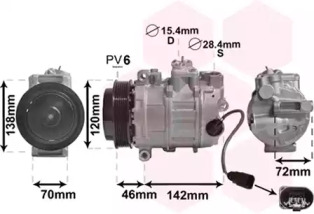 Компрессор VAN WEZEL 7400K074