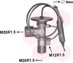 Расширительный клапан, кондиционер VAN WEZEL 82001322