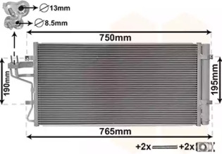 Конденсатор VAN WEZEL 82005431