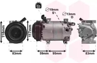 Компрессор VAN WEZEL 8200K323