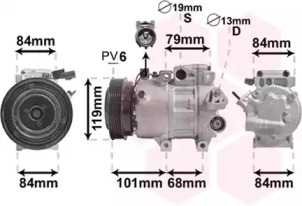 Компрессор VAN WEZEL 8200K422