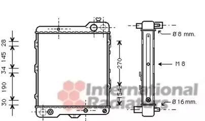 Теплообменник VAN WEZEL 03002040