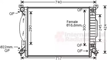 Теплообменник VAN WEZEL 03002205