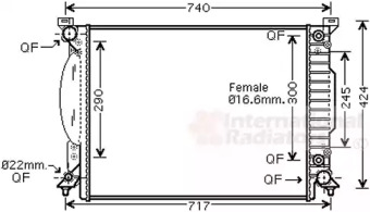 Теплообменник VAN WEZEL 03002242