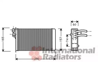 Теплообменник VAN WEZEL 03006141