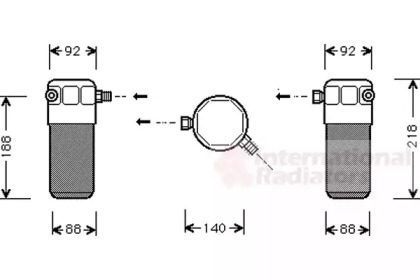 Осушитель VAN WEZEL 0300D152