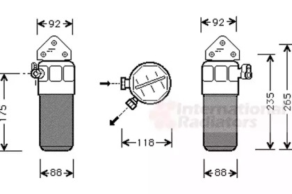 Осушитель VAN WEZEL 0300D260