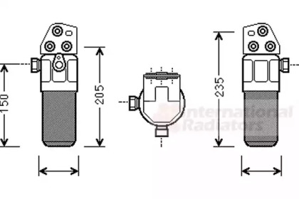 Осушитель VAN WEZEL 0300D300