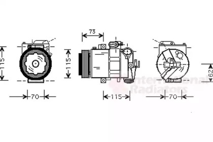 Компрессор VAN WEZEL 0300K014