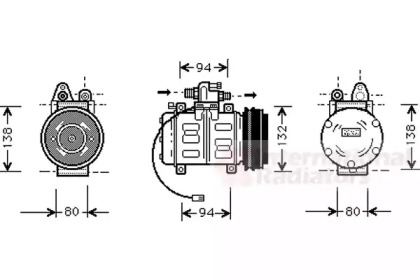 Компрессор VAN WEZEL 0300K180