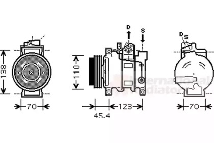 Компрессор VAN WEZEL 0300K227