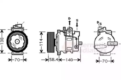 Компрессор VAN WEZEL 0300K272