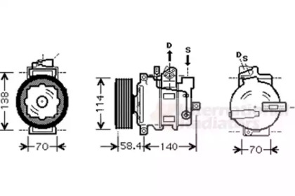 Компрессор VAN WEZEL 0300K273