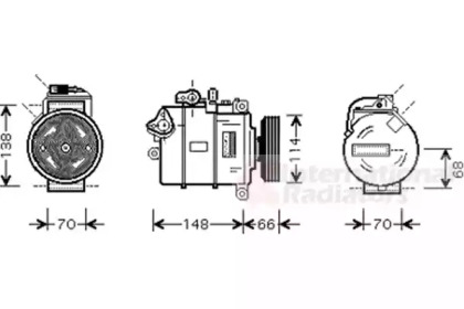 Компрессор VAN WEZEL 0300K282