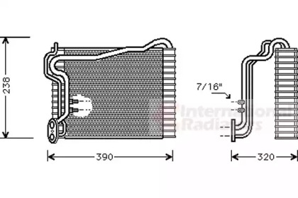 Испаритель VAN WEZEL 0300V145