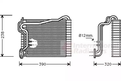 Испаритель VAN WEZEL 0300V146