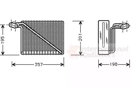 Испаритель VAN WEZEL 0300V148