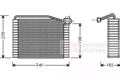 Испаритель VAN WEZEL 0300V149