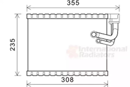 Испаритель VAN WEZEL 0300V326