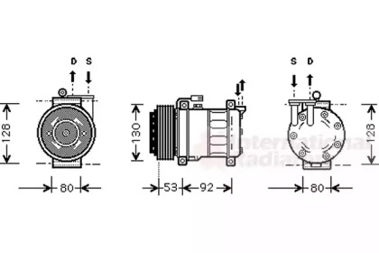 Компрессор VAN WEZEL 0100K009