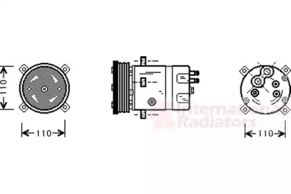 Компрессор VAN WEZEL 0100K071