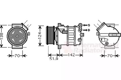 Компрессор VAN WEZEL 0100K112