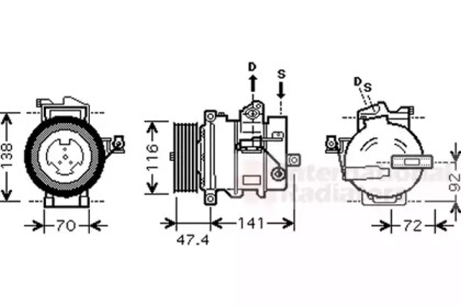 Компрессор VAN WEZEL 0200K188