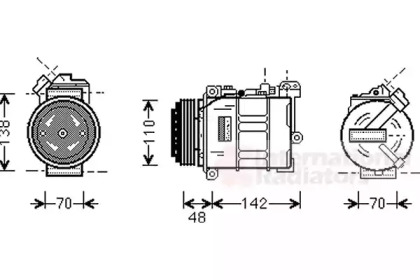 Компрессор VAN WEZEL 0600K015