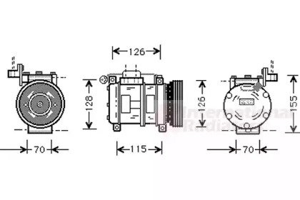 Компрессор VAN WEZEL 0600K040