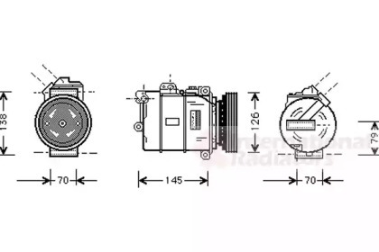 Компрессор VAN WEZEL 0600K064