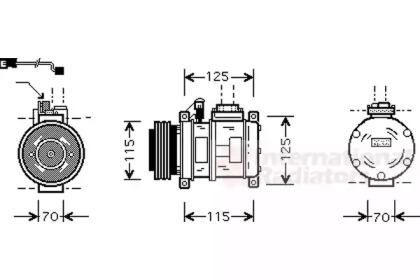 Компрессор VAN WEZEL 0600K066