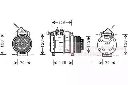 Компрессор VAN WEZEL 0600K074