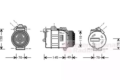 Компрессор VAN WEZEL 0600K181