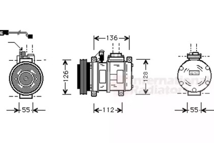 Компрессор VAN WEZEL 0600K228