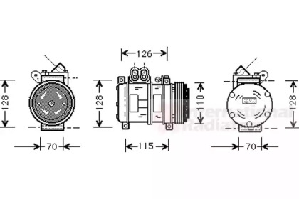 Компрессор VAN WEZEL 0600K229