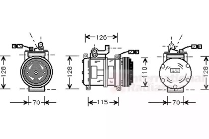 Компрессор VAN WEZEL 0600K231