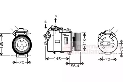 Компрессор VAN WEZEL 0600K330