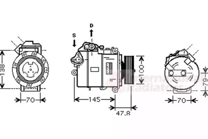 Компрессор VAN WEZEL 0600K331