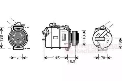 Компрессор VAN WEZEL 0600K332