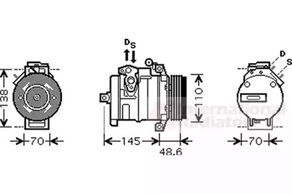 Компрессор VAN WEZEL 0600K334