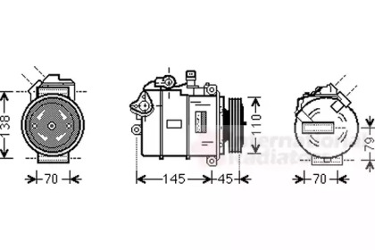 Компрессор VAN WEZEL 0600K383