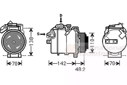 Компрессор VAN WEZEL 0600K385