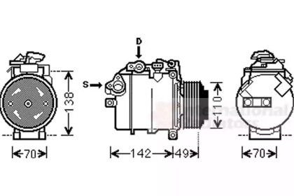 Компрессор VAN WEZEL 0600K387